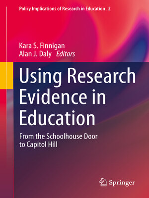 cover image of Using Research Evidence in Education